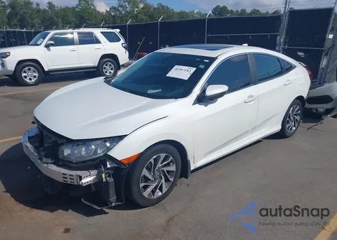 2017 Honda Civic Ex from USA, damaged, VIN 2HGFC2F78HH544482